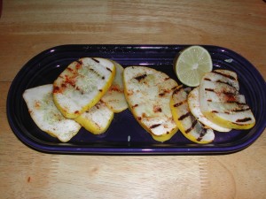 Chili and Lime Grilled Squash